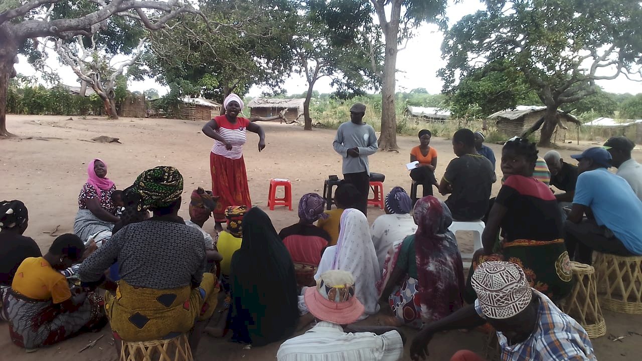 Charla comunitaria sobre VBG en Ancuabe, Cabo Delgado Actualidad